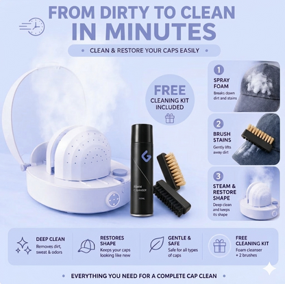 CleanCap™ Machine + FREE Cleaning Kit